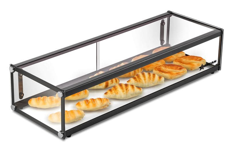 Omcan 49196 Vitrine alimentaire de comptoir de 36″ à vitre avant droite, capacité de 48 L