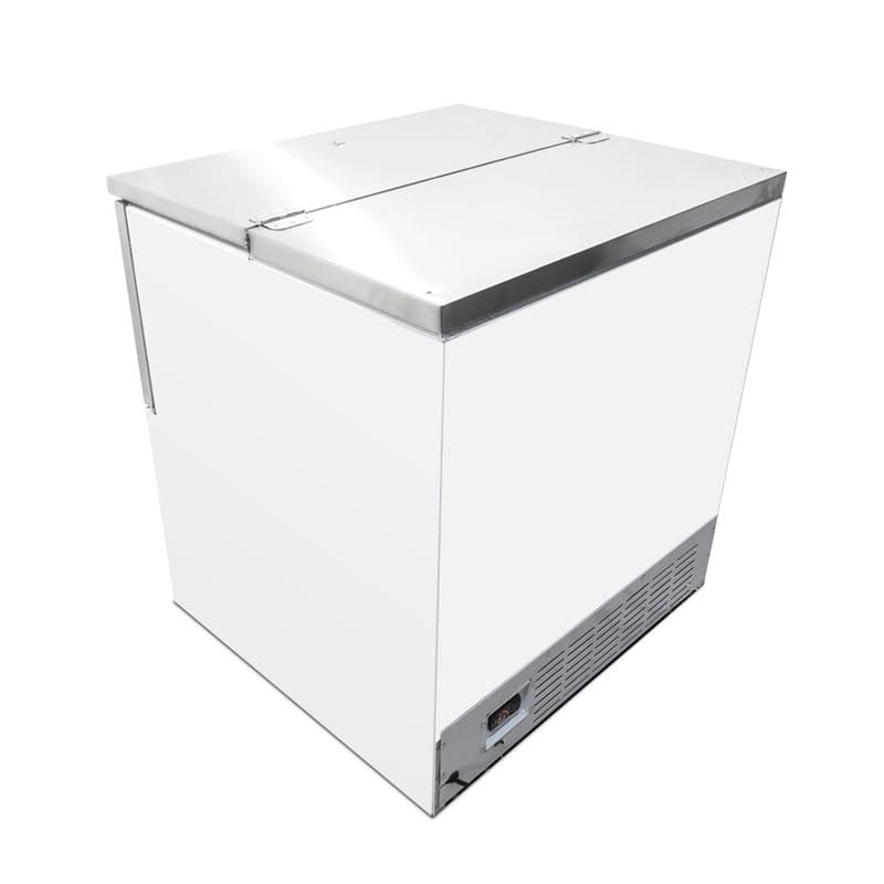 Omcan 50101 Refroidisseur à lait de 34″ pour 8 caisses de lait, 12,4 pi³ (351 L)