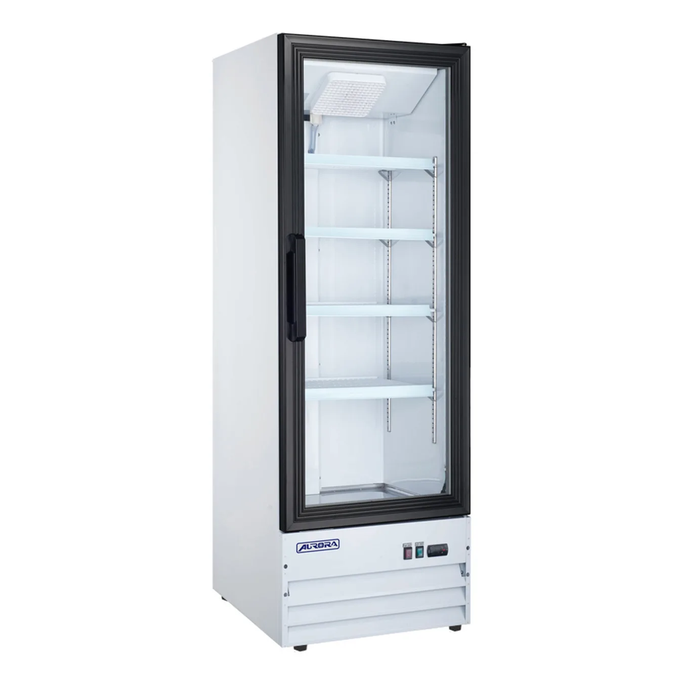 Omcan 59033 Réfrigérateur vitrine Aurora de 22″ à une (1) porte vitrée, 9 pi³ (255 L), blanc