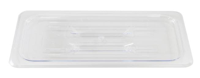 Omcan 80011 Polycarbonate Clear Solid Cover for 1/9 Size Food Pans