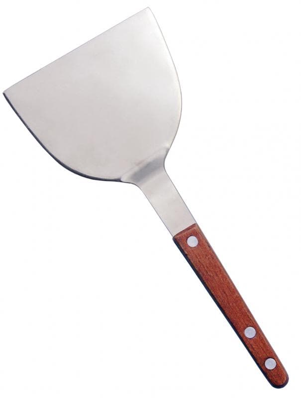 Omcan 80017 Teppanyaki Turner with 4″ x 3 1/4″ With Wooden Handle