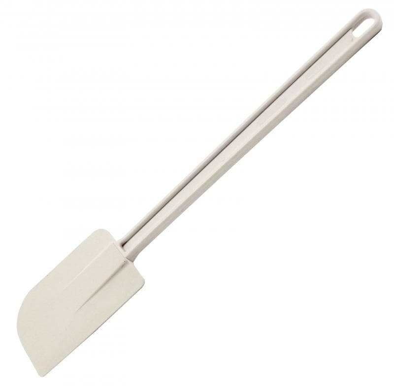Omcan 80029 Spatule en caoutchouc blanche de 16″ avec poignée en plastique