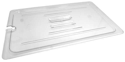 Omcan 80050 Polycarbonate Clear Slotted Cover for Full-Size Slotted Pan