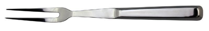 Omcan 80147 Fourchette à deux dents de 11″ pour buffet en acier inoxydable, manche creux