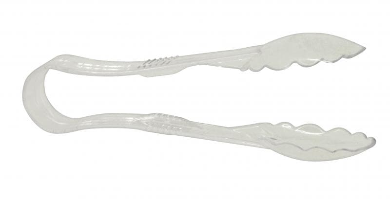 Omcan 80154 9" Polycarbonate Clear Scallop Tongs