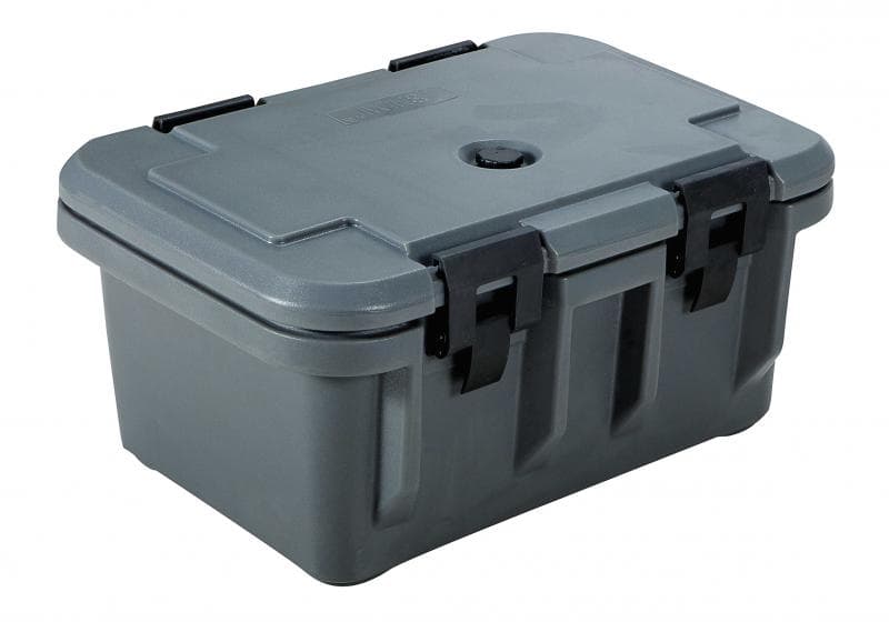 Omcan 80162 Gray Insulated Food Pan Carrier with 8″ Depth