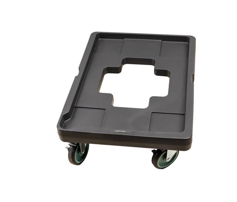 Omcan 80189 Gray Food Carrier Dolly with Cargo Strap