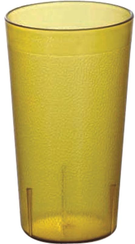 Omcan 80330 8 oz / 237 ml Amber Pebbled Tumbler