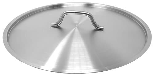 Omcan 80459 Couvercle de rechange en acier inoxydable pour marmites de 40 pintes avec couvercle et braisières de 20 pintes avec couvercle en acier inoxydable