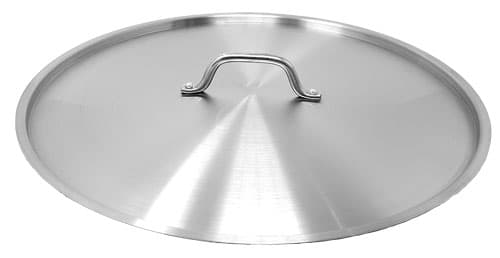 Omcan 80461 Couvercle de rechange en acier inoxydable pour marmites de 80 pintes avec couvercle et braisières de 30 pintes avec couvercle en acier inoxydable