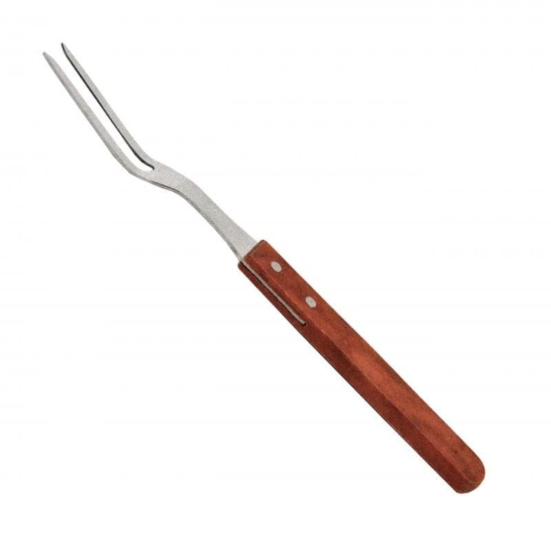 Omcan 80495 13″ Pot Fork with Short Wood Handle