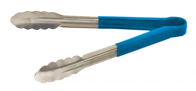 Omcan 80543 Pinces utilitaires robustes de 12″ avec poignée bleue en plastique