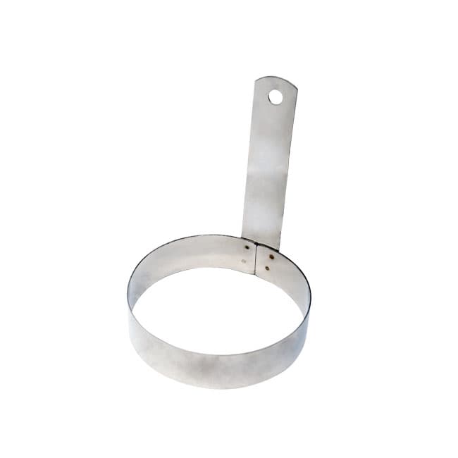 Omcan 80772 4" Stainless Steel Egg Ring