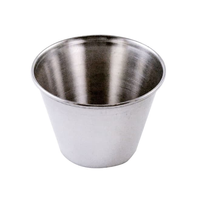 Omcan 80822 Pot à sauce en acier inoxydable de 2 1/2 oz – paquet de 12