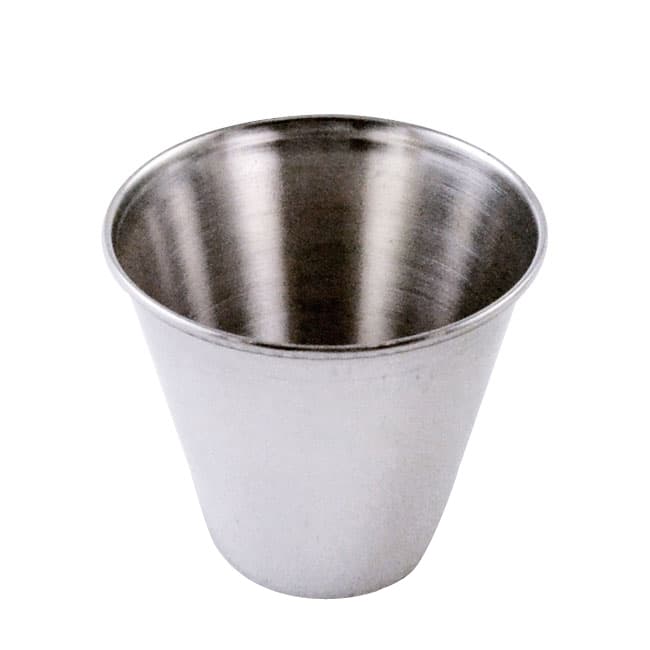 Omcan 80823 Pot à sauce en acier inoxydable de 4 oz – paquet de 12