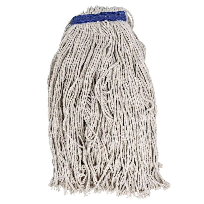 Omcan 80899 24 oz / 600 g White Yarn Mop Head – Cut End