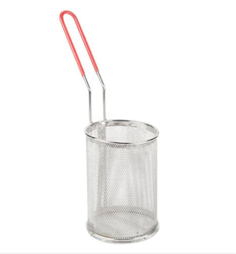 Omcan 80929 Panier à pâtes rond en acier inoxydable de 5″ de diamètre x 7″