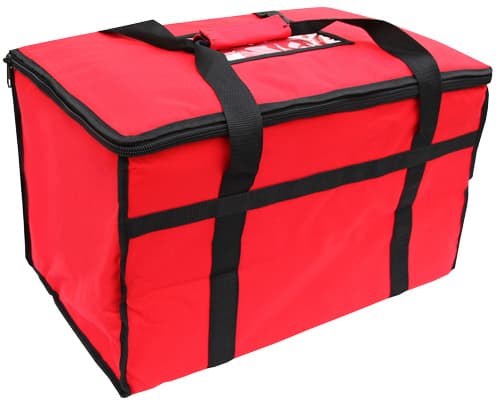 Omcan 80948 Insulated Delivery Bag – Red