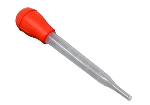 Omcan 80950 Arrosoir à poire rouge en plastique de 1 1/2 oz