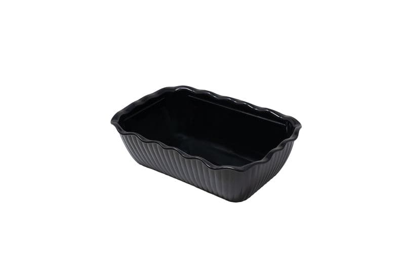 Omcan 80956 Pot à charcuterie noir festonné de 10 5/16″ x 6 3/4″ x 3 1/4″, capacité de 5 lb, NSF