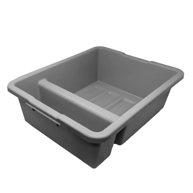 Omcan 81076 Bac à débarrasser / bac à vaisselle divisé en polypropylène gris de 21″ x 17″ x 7″