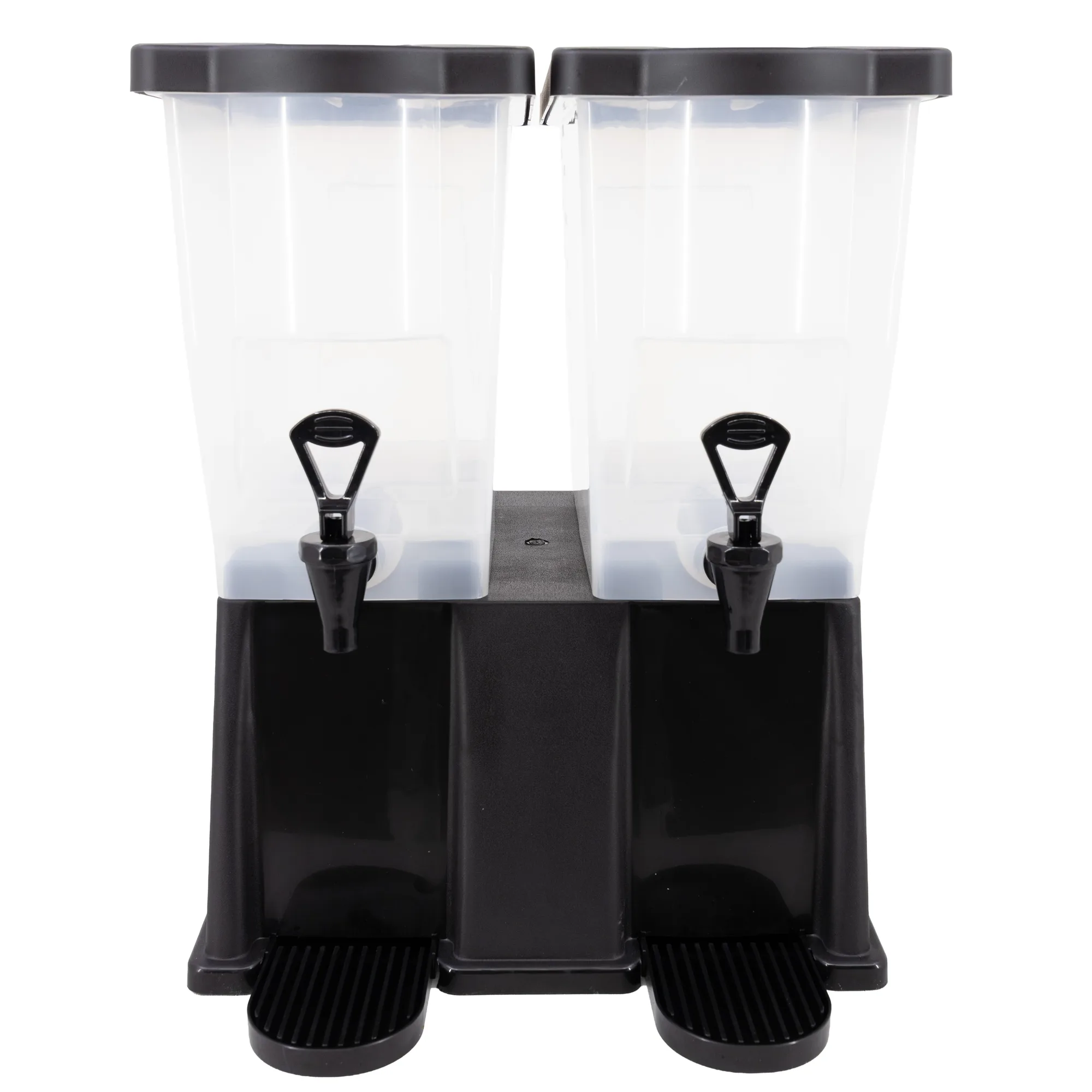 Omcan 81121 Distributeur de jus et de boissons rectangulaire à deux réservoirs, 2 x 12 pintes – NSF