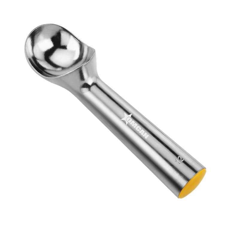 Omcan 81292 Cuillère à crème glacée en aluminium no 12, jaune – 3 oz (89 ml)