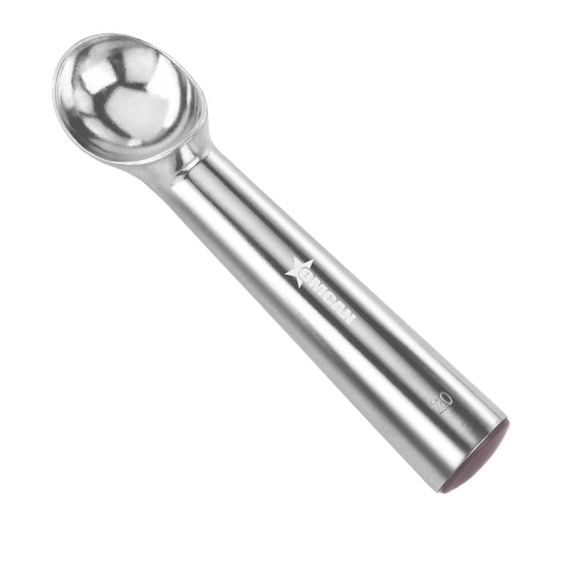 Omcan 81294 Cuillère à crème glacée en aluminium no 20, brun – 2 oz (59 ml)