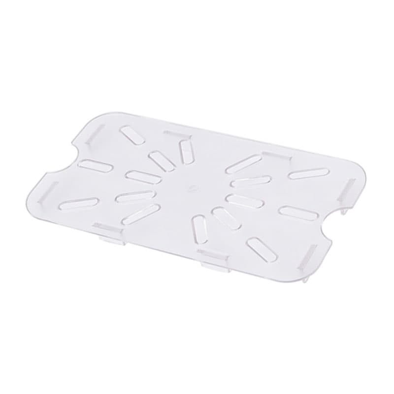Omcan 85034 Égouttoir transparent en polycarbonate 1/3 pour bacs d’entreposage alimentaire