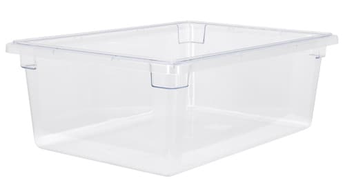 Omcan 85120 18″ x 26″ x 9″ Polycarbonate Clear Rectangular Food Storage Container
