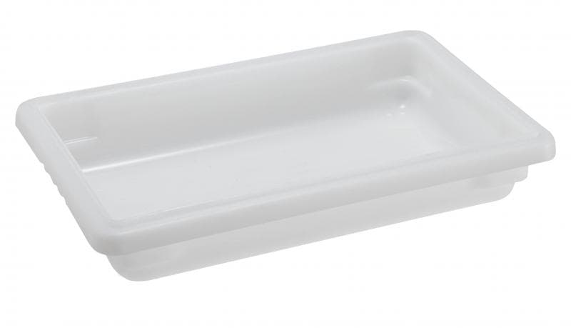 Omcan 85125 12″ x 18″ x 3.5″ Polypropylene White Rectangular Food Storage Container