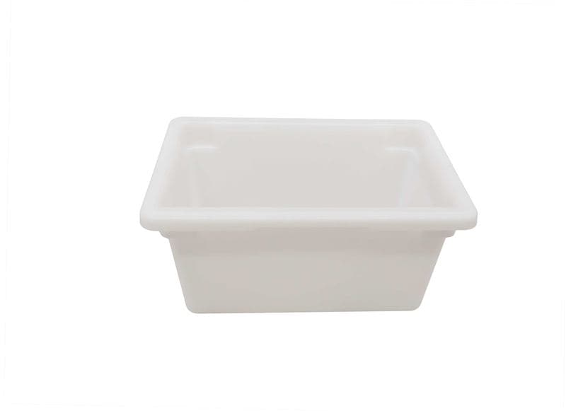 Omcan 85127 Contenant alimentaire rectangulaire en polypropylène blanc de 12″ x 18″ x 9″