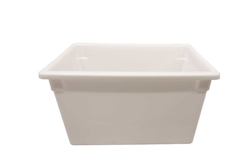 Omcan 85132 18″ x 26″ x 15″ Polypropylene White Rectangular Food Storage Container