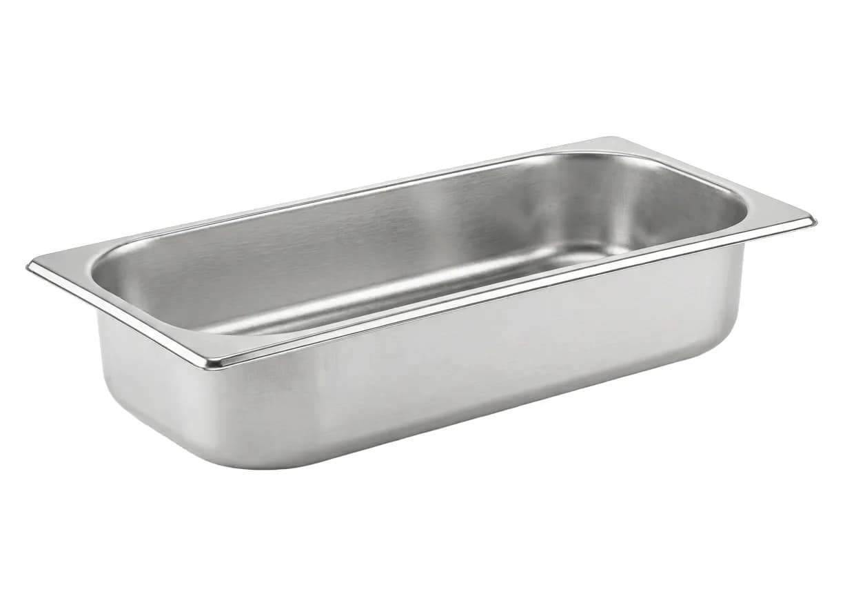 Omcan AW334 Bac à gelato en acier inoxydable Omcan de 3,9 litres