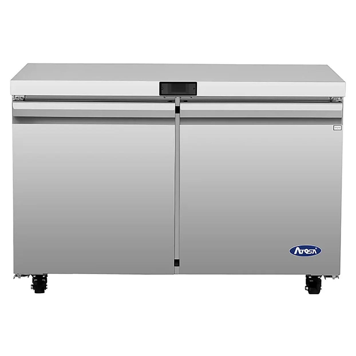 Atosa AUR48SD Table de travail réfrigérée à deux portes de 48″ – configurations variées