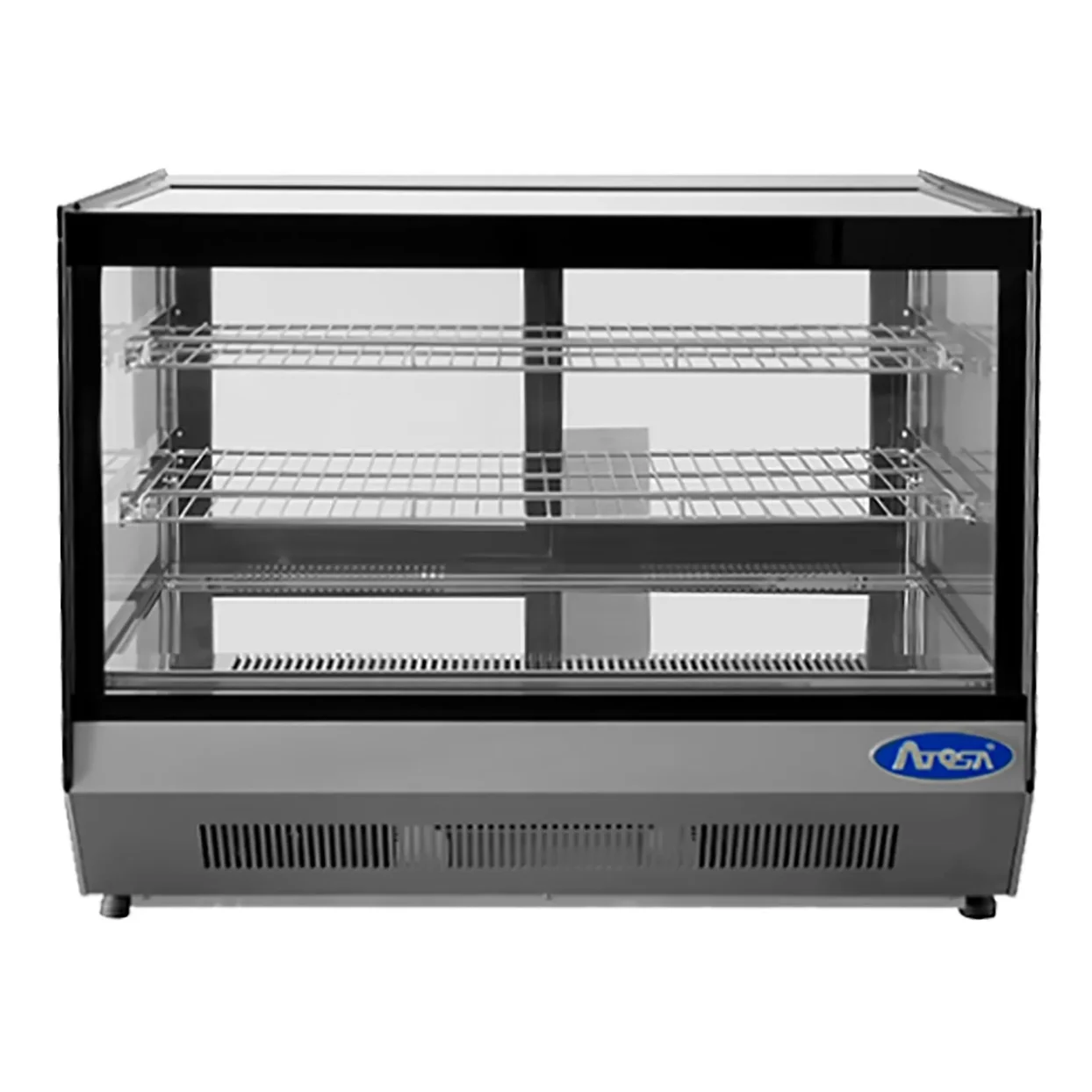 Atosa CRDS-42 Vitrine à pâtisseries réfrigérée de comptoir en verre droit de 28″
