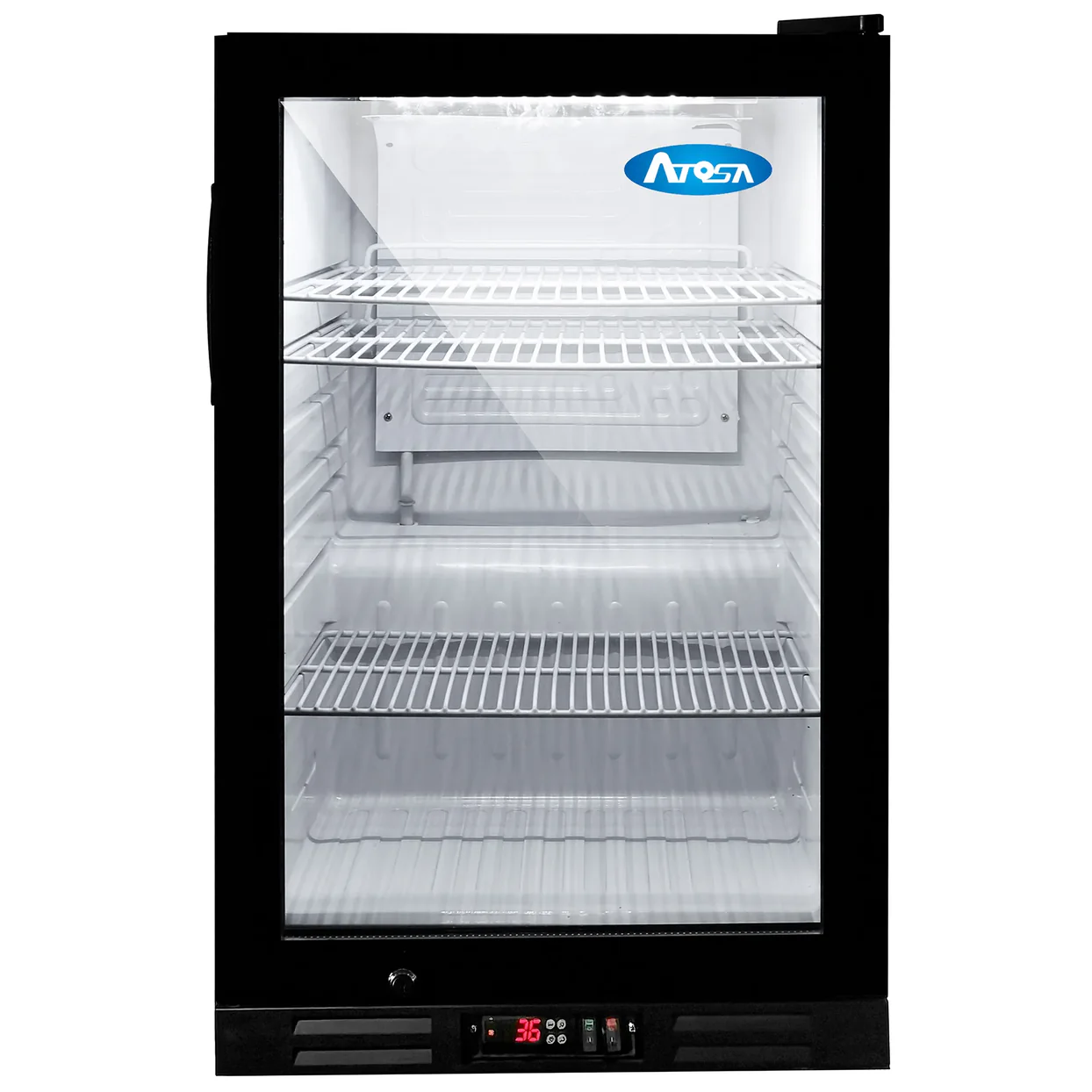 Atosa CTD-3T Réfrigérateur vitré de comptoir à une porte de 17″ de large