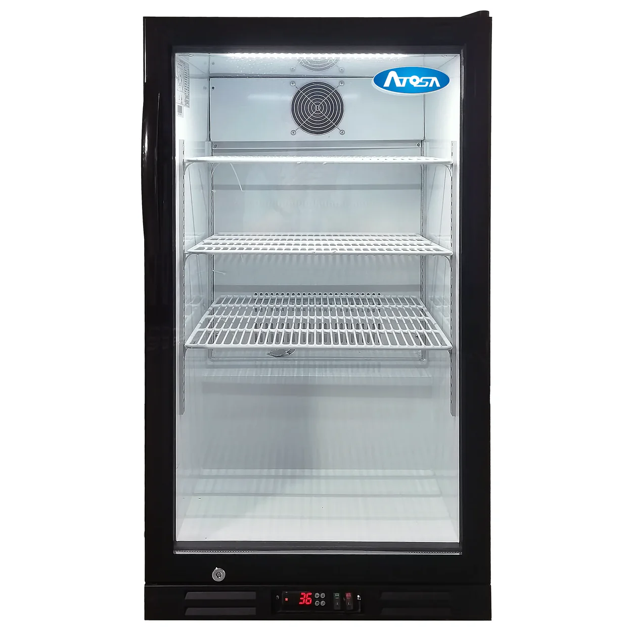 Atosa CTD-7T Single Door 21″ Wide Counter Top Display Refrigerator
