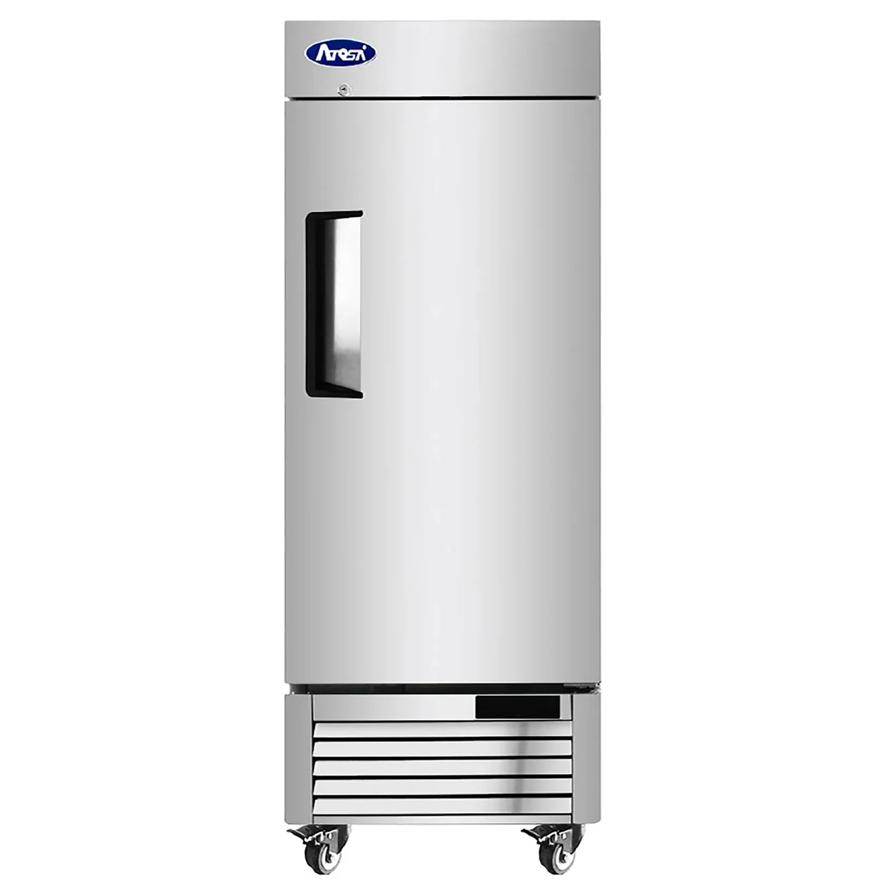 Atosa MBF8519GR Réfrigérateur vertical à une porte pleine de 24″ de large, hauteur réduite