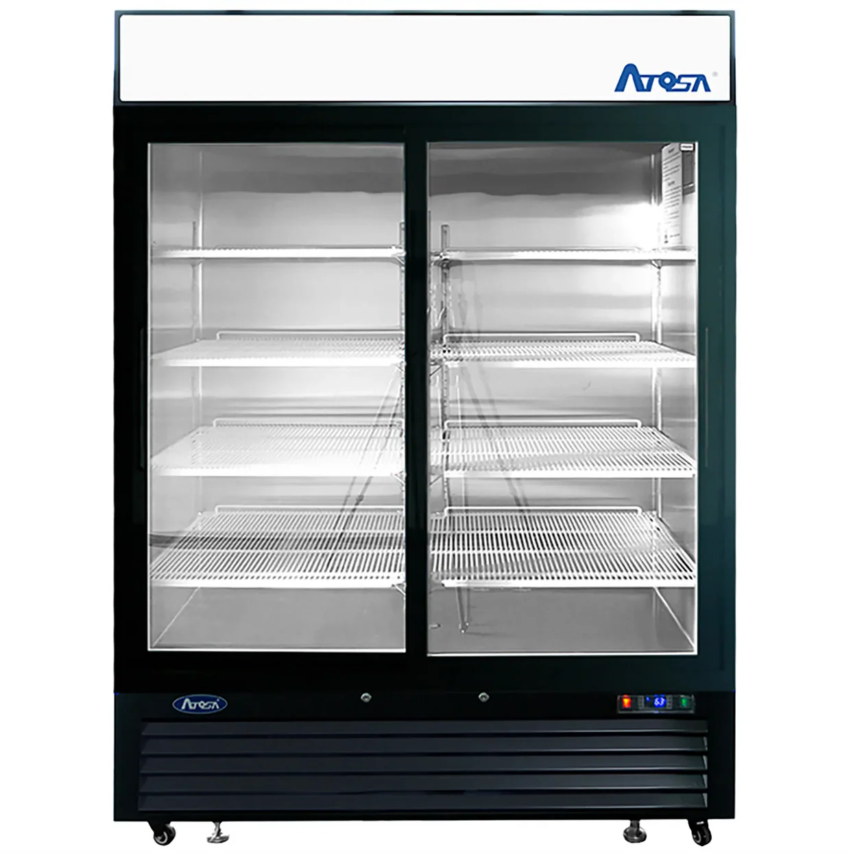 Atosa MCF8724GR Triple Door 82″ Wide Display Refrigerator