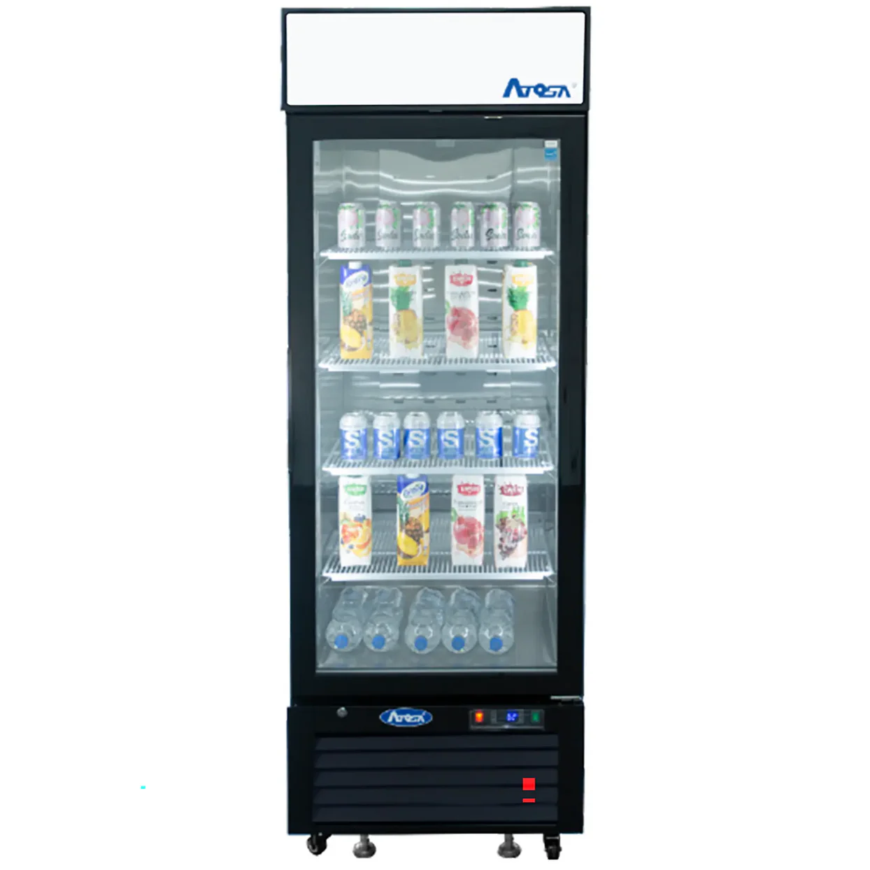 Atosa MCF8725GR Single Door 24″ Wide Display Refrigerator