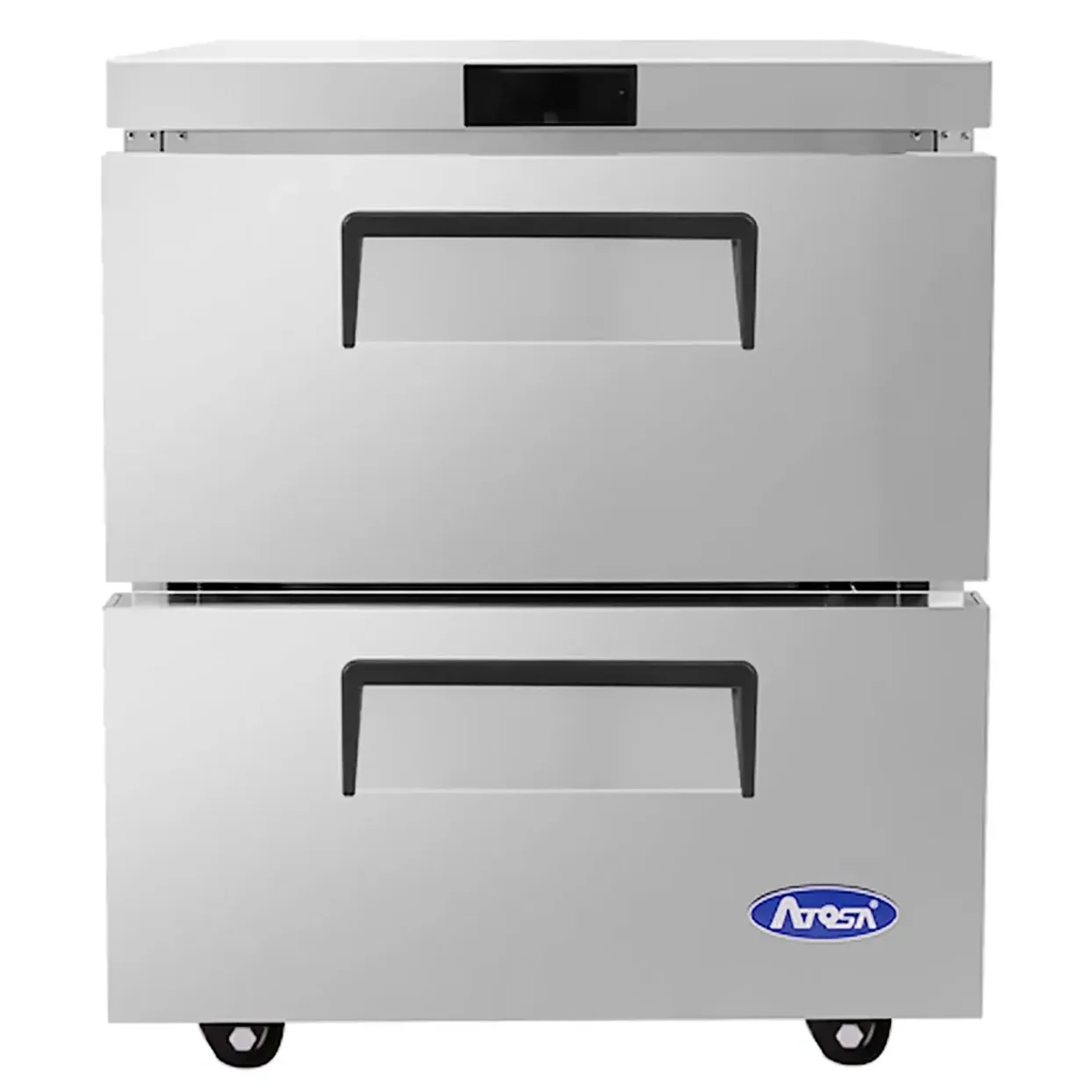 Atosa MGF8420GR Table de travail congélateur à deux tiroirs de 27″ – configurations variées