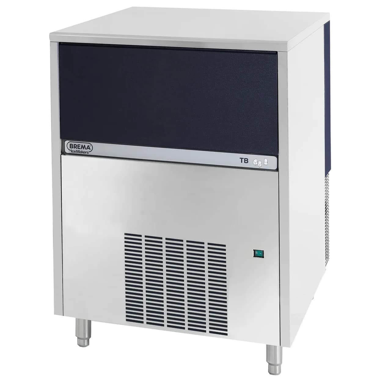 Brema TB1404A-HC Ice Machine, Pebble Shaped Ice – 333LBS/24HRS, 88LBS Storage