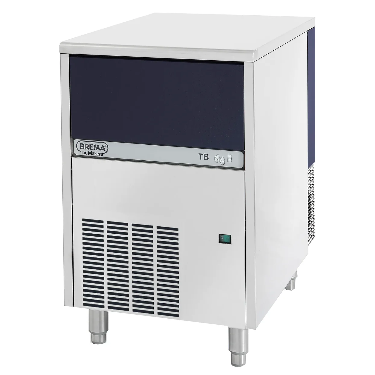 Brema TB852A-HC Ice Machine, Pebble Shaped Ice – 216LBS/24HRS, 44LBS Storage