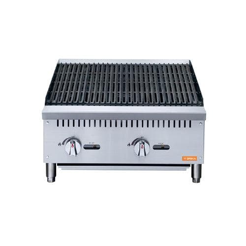 Brika Gril au charbon de 24″ au gaz naturel