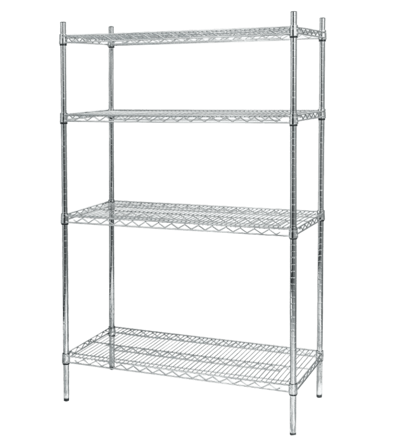 Chrome Finish Wireshelf 18″x36″x72″