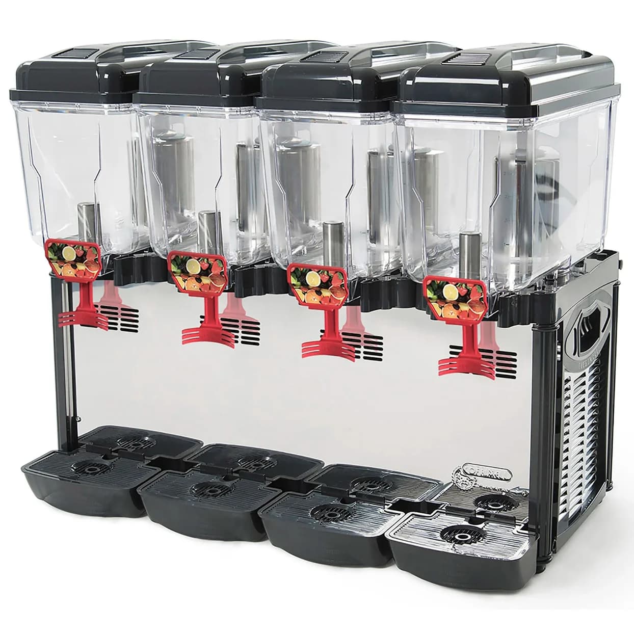 Eurodib CD4J Distributeur de jus réfrigéré à quatre contenants de 48 L
