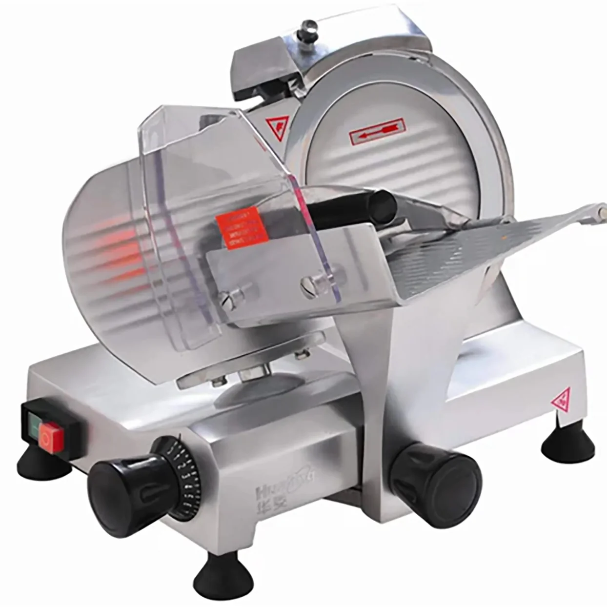 Eurodib HBS-195JS Trancheuse à viande manuelle en aluminium – lame de 8″, 1/6 HP, entraînement par courroie