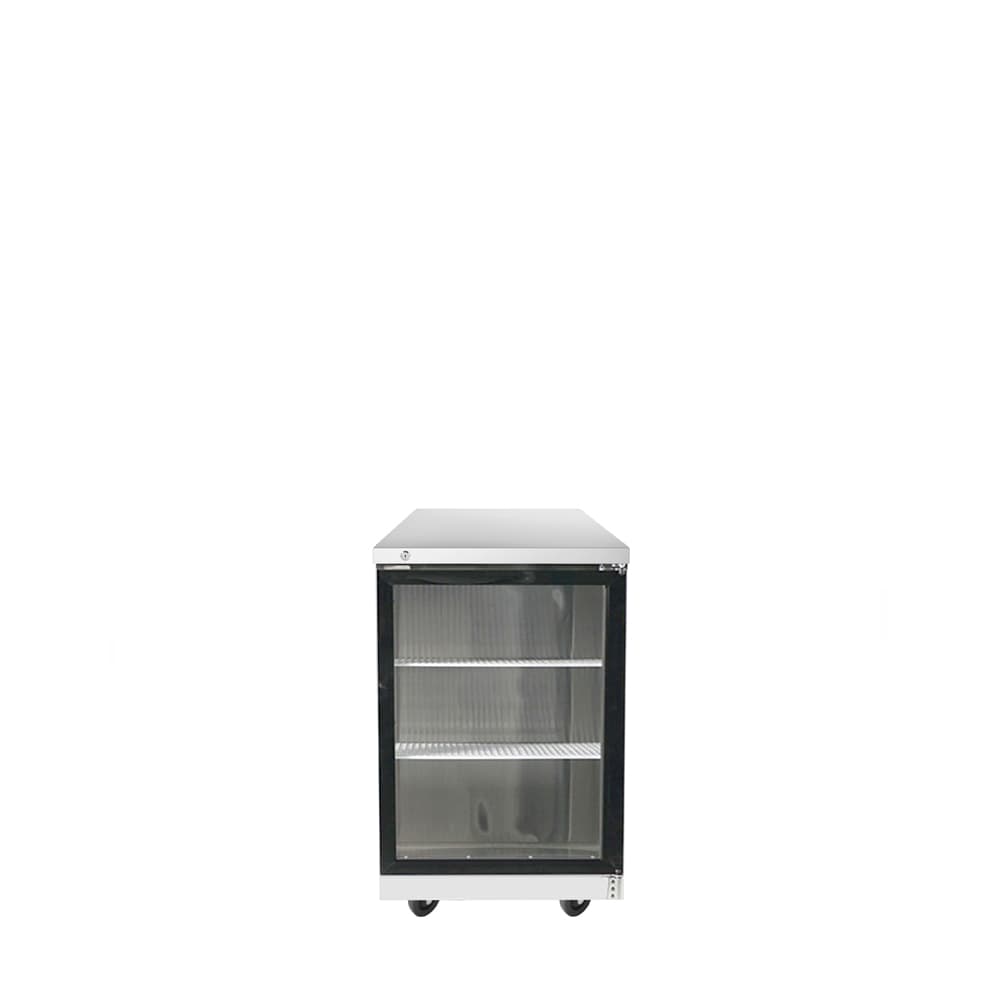 MBB23GGR — 23″ Back Bar Cooler with Glass Door