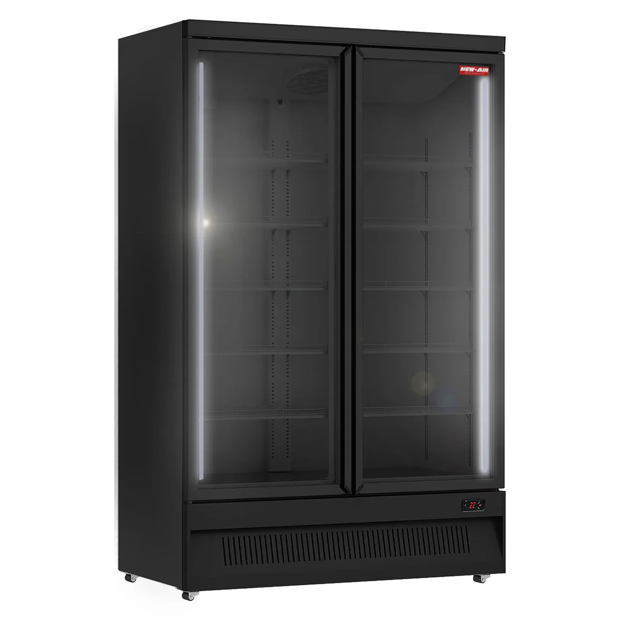 New Air NGR-49-HB Double Door 49″ Wide Display Refrigerator